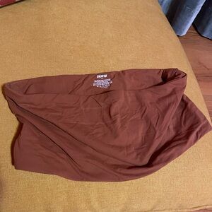 SKIMS Rust Pencil Skirt